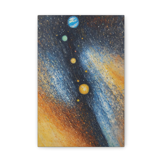 Interstellar - Canvas - Wax Crayon Art by Luca Andersen