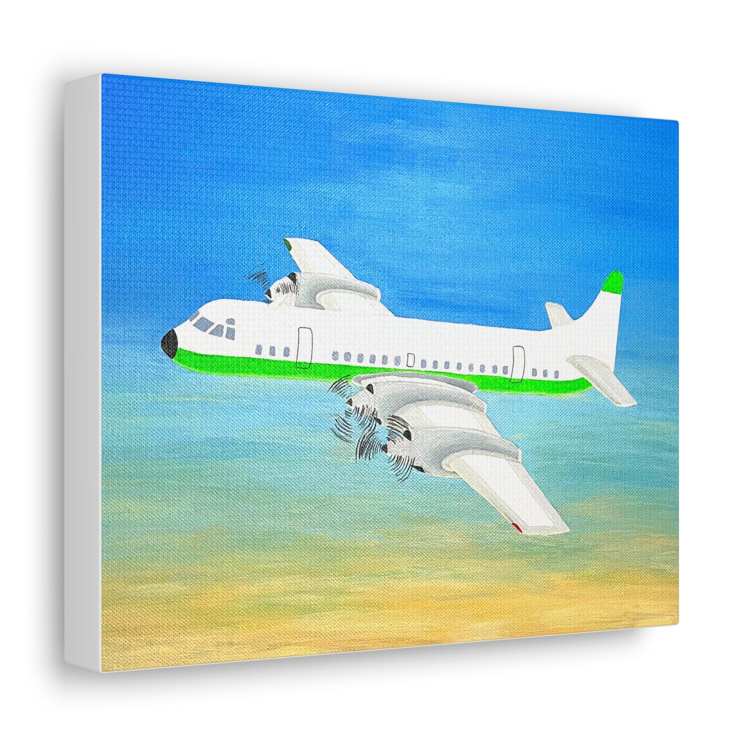 Lookheed L-188 Electra - Canvas - By Michi Geist